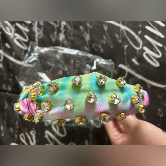 Lele Sadoughi x Stoney Clover Lane Limited Edition Tie Dye Jeweled Headband - Picture 4 of 6